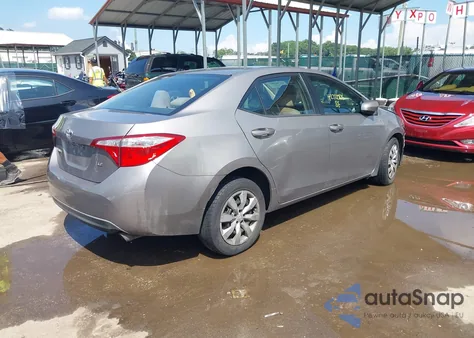 2014 Toyota Corolla Le from USA, damaged, VIN 2T1BURHE8EC027896